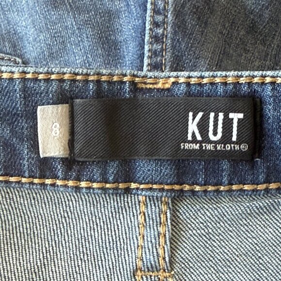 Women's 8 Kut From The Kloth Gidget Fray Distressed Raw Hem Cut Off Jean Shorts - Picture 4 of 6